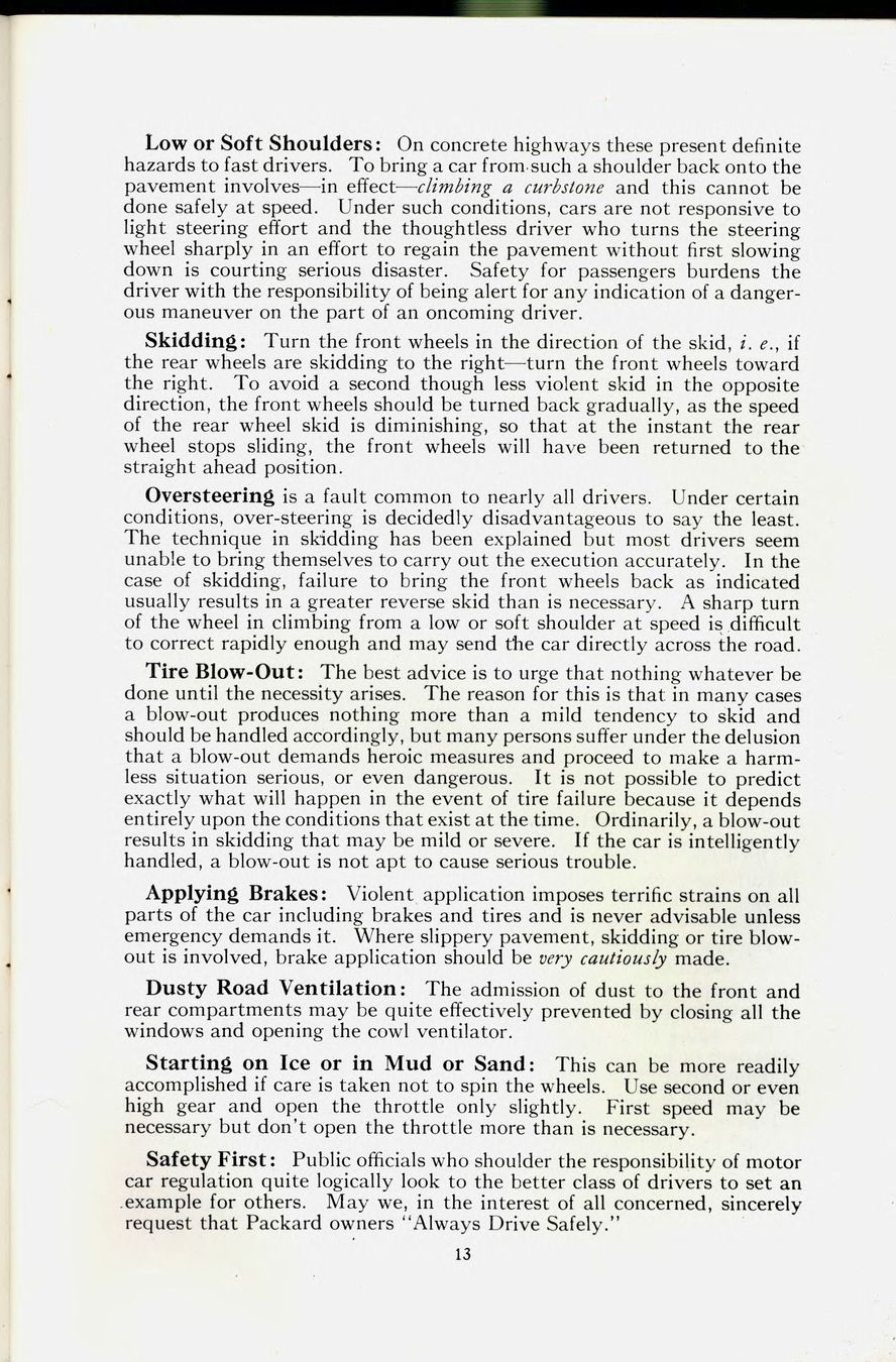 1941 Packard Owners Manual Page 55